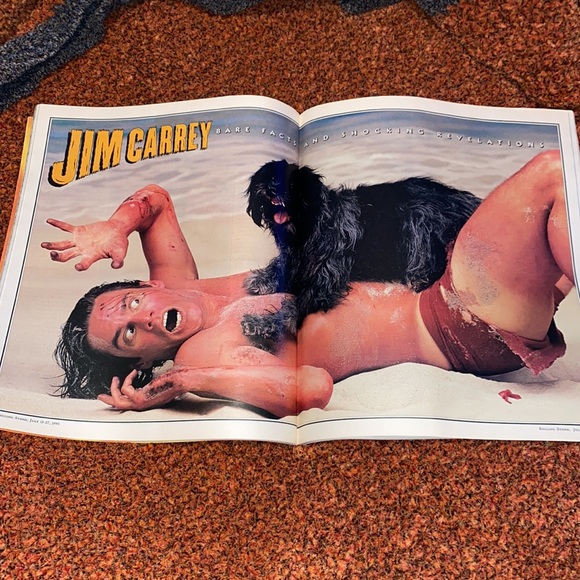 Vintage Rolling Stones Magazine Jim Carey 1995 - Picture 4 of 6